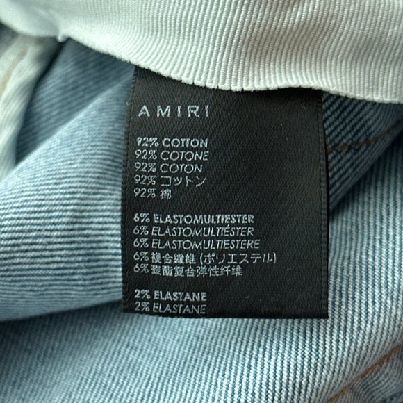 Amiri Indigo Stack Jeans - Picture 4 of 5